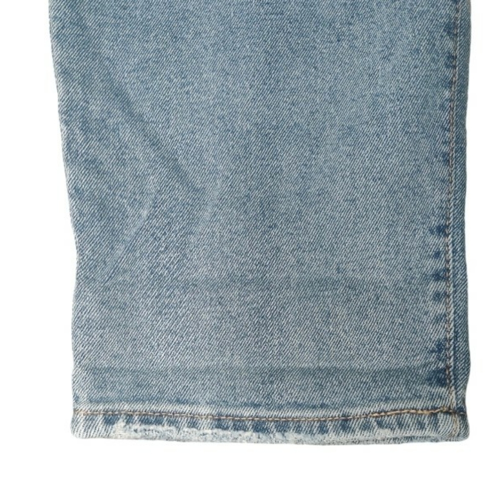 Knox Rose Mid-Rise Straight Leg Embroidered Jeans Size 14 Blue - Picture 6 of 14